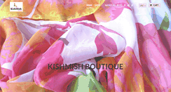Desktop Screenshot of kishmishboutique.com